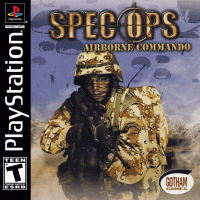 Spec Ops Airborne Commando Playstation  box art